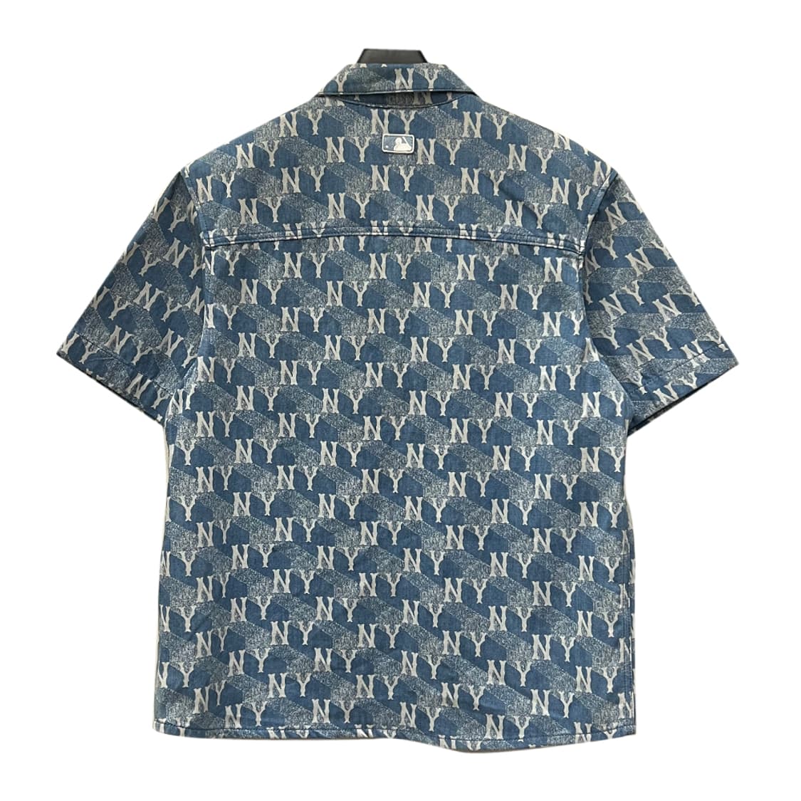 MLB 엠엘비 뉴욕 양키스 모노그램 데님 반팔 셔츠 M 상품이미지2