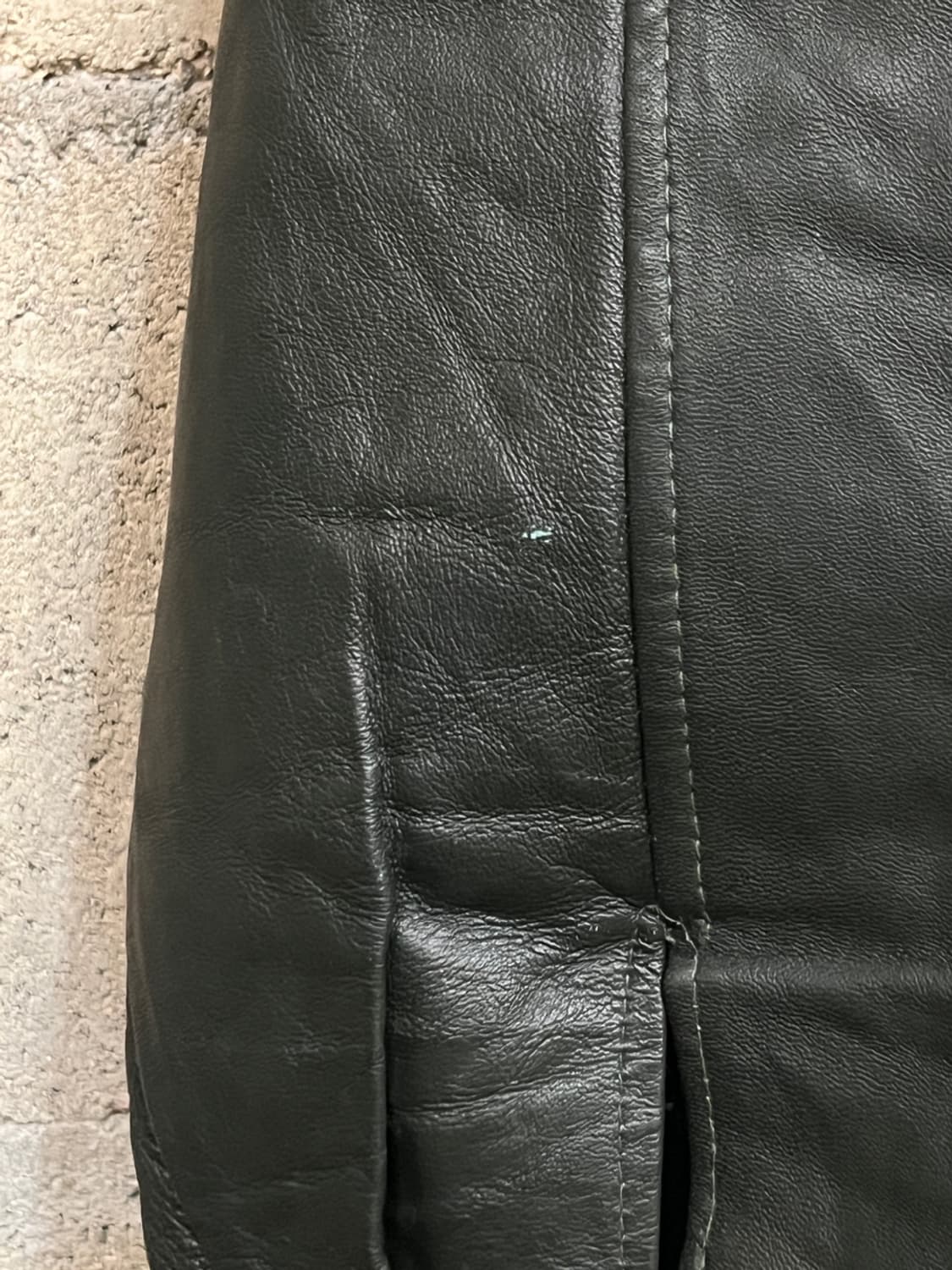 빈티지 견장 레더 자켓 상품이미지5