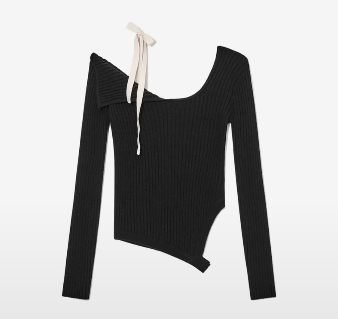 글로니 아이사 니트 블랙 상품이미지1