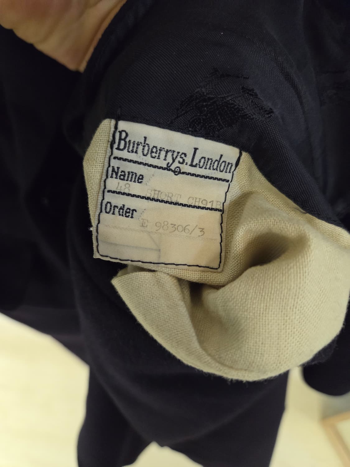 버버리 퓨어 캐시미어100% 남성 더블 코트 상품이미지9