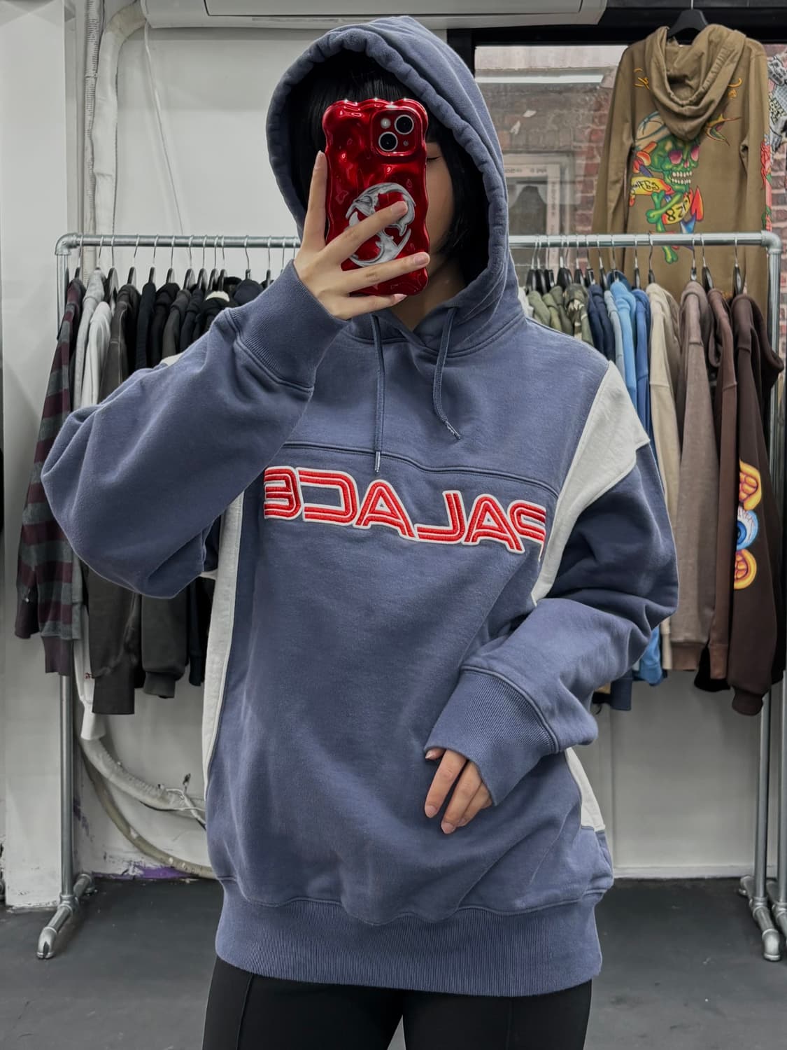 팔라스 이즌 잇 네이비 후드티 상품이미지4