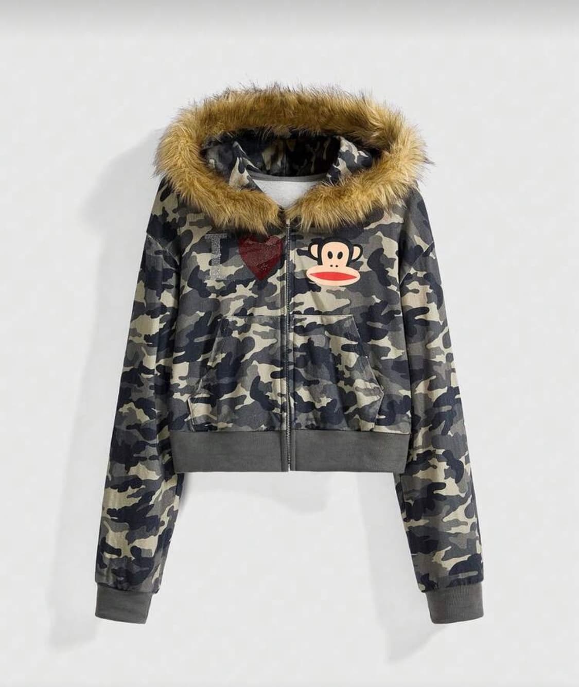 폴프랭크 후드 집업 상품이미지1