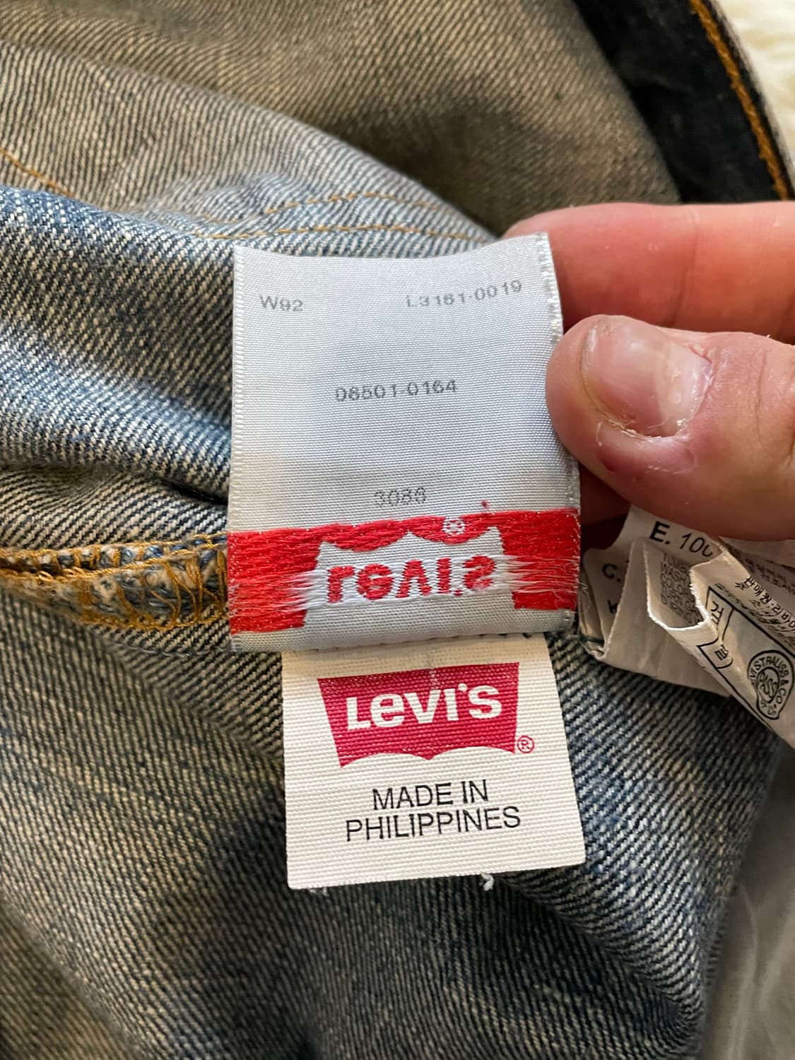 리바이스501 데님팬츠 상품이미지3