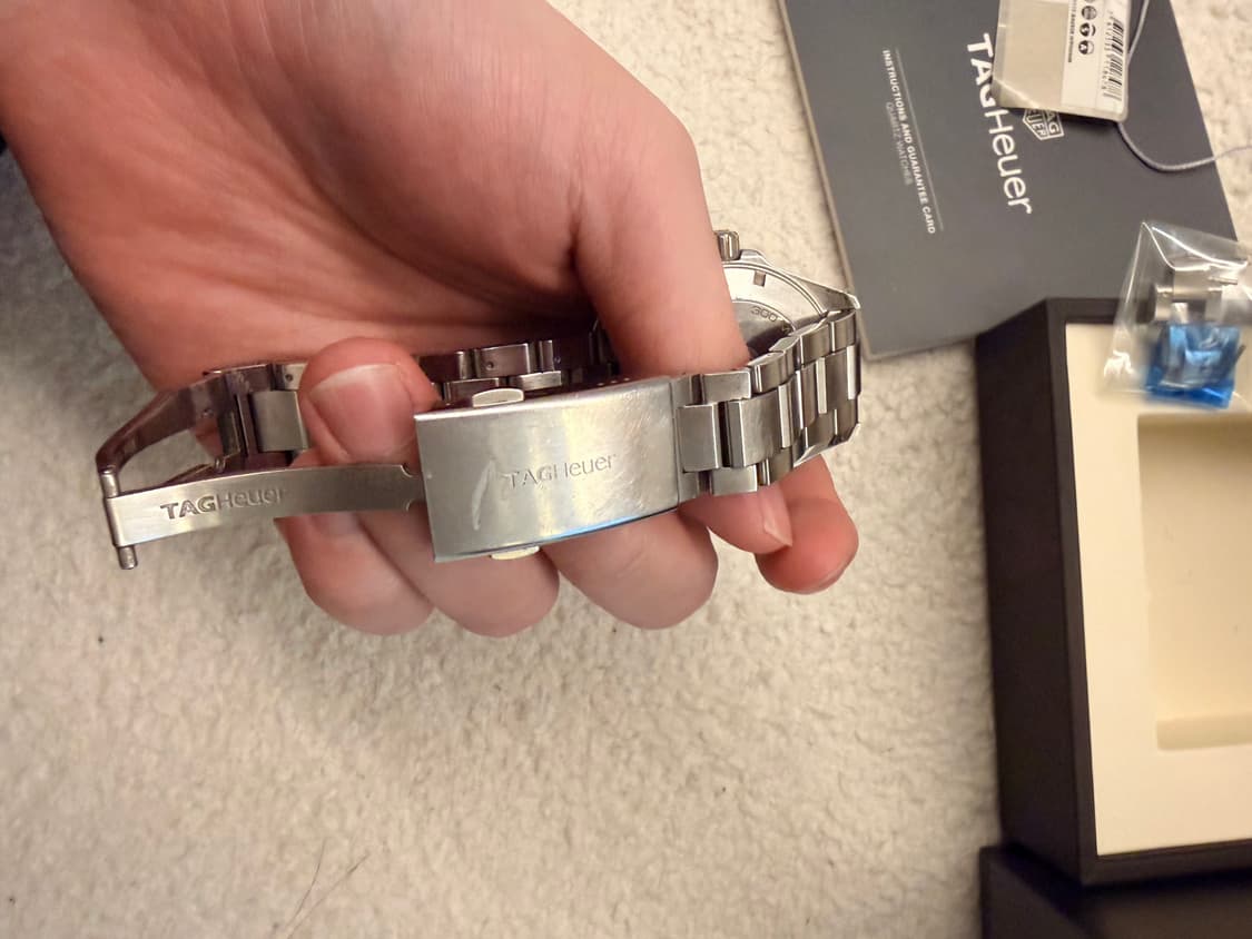 태그호이어 아쿠아레이서 청판 쿼츠 상품이미지2