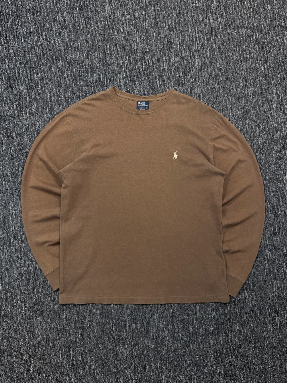 폴로 브라운 코튼 롱슬리브 상품이미지4