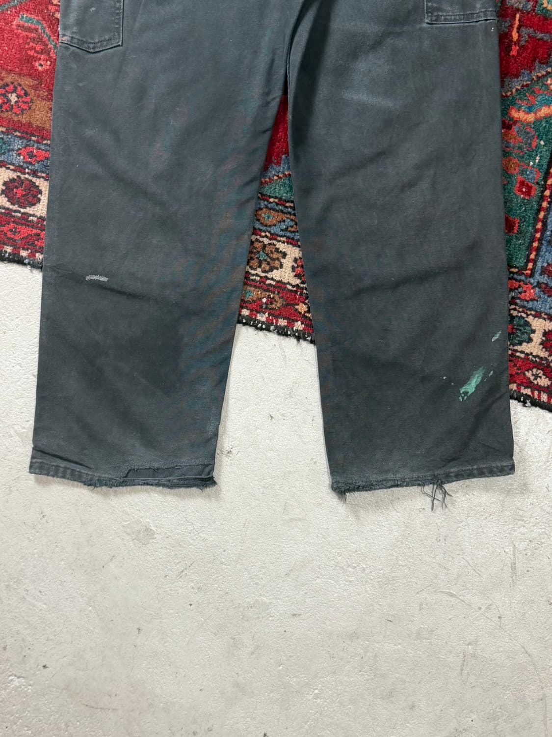 *RARE* OG 칼하트 B136 더블니 블랙 칼하트 썩블니 하드페이딩 상품이미지8