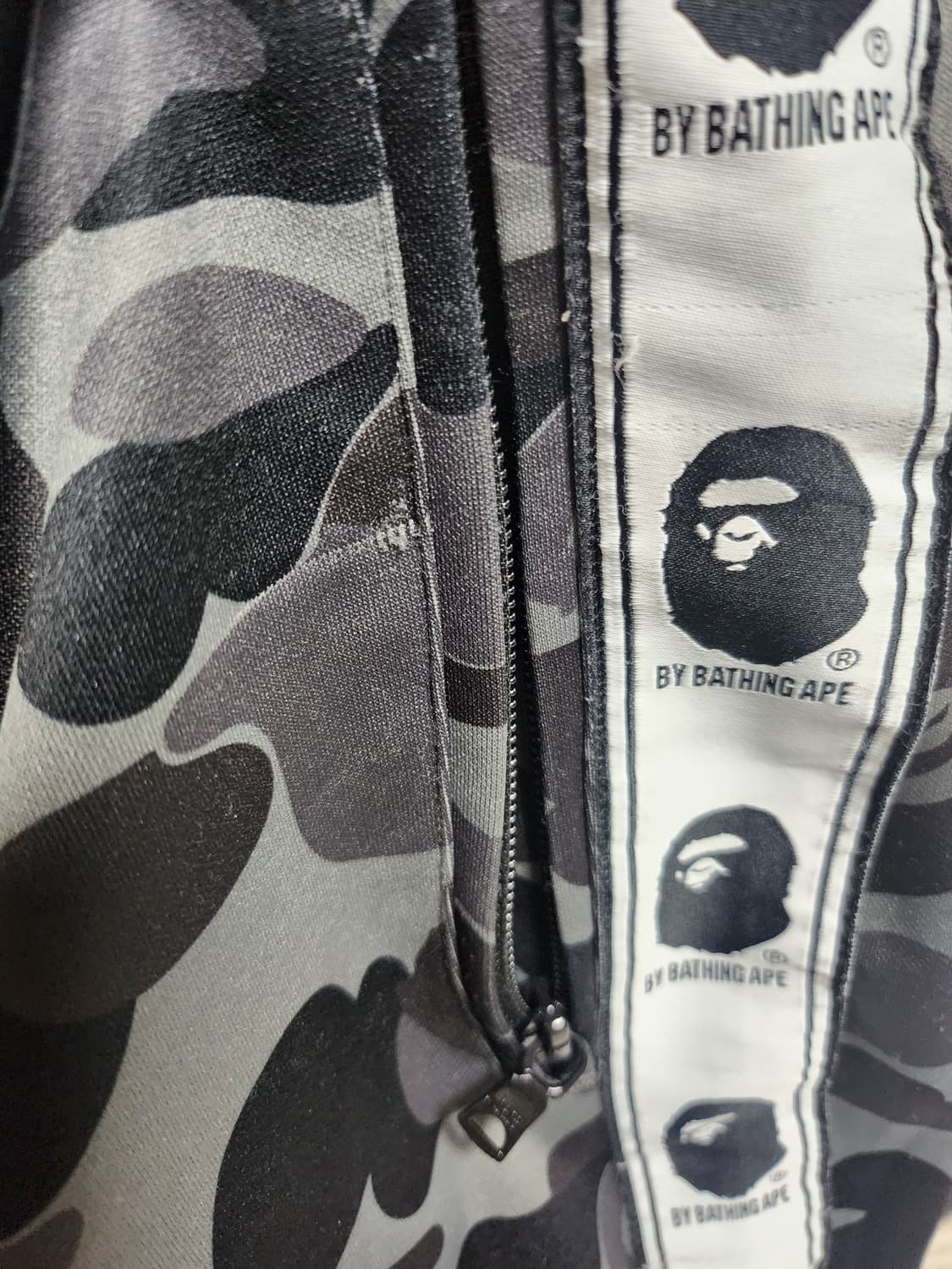 베이프 ABC 카모 블랙 팬츠 상품이미지6