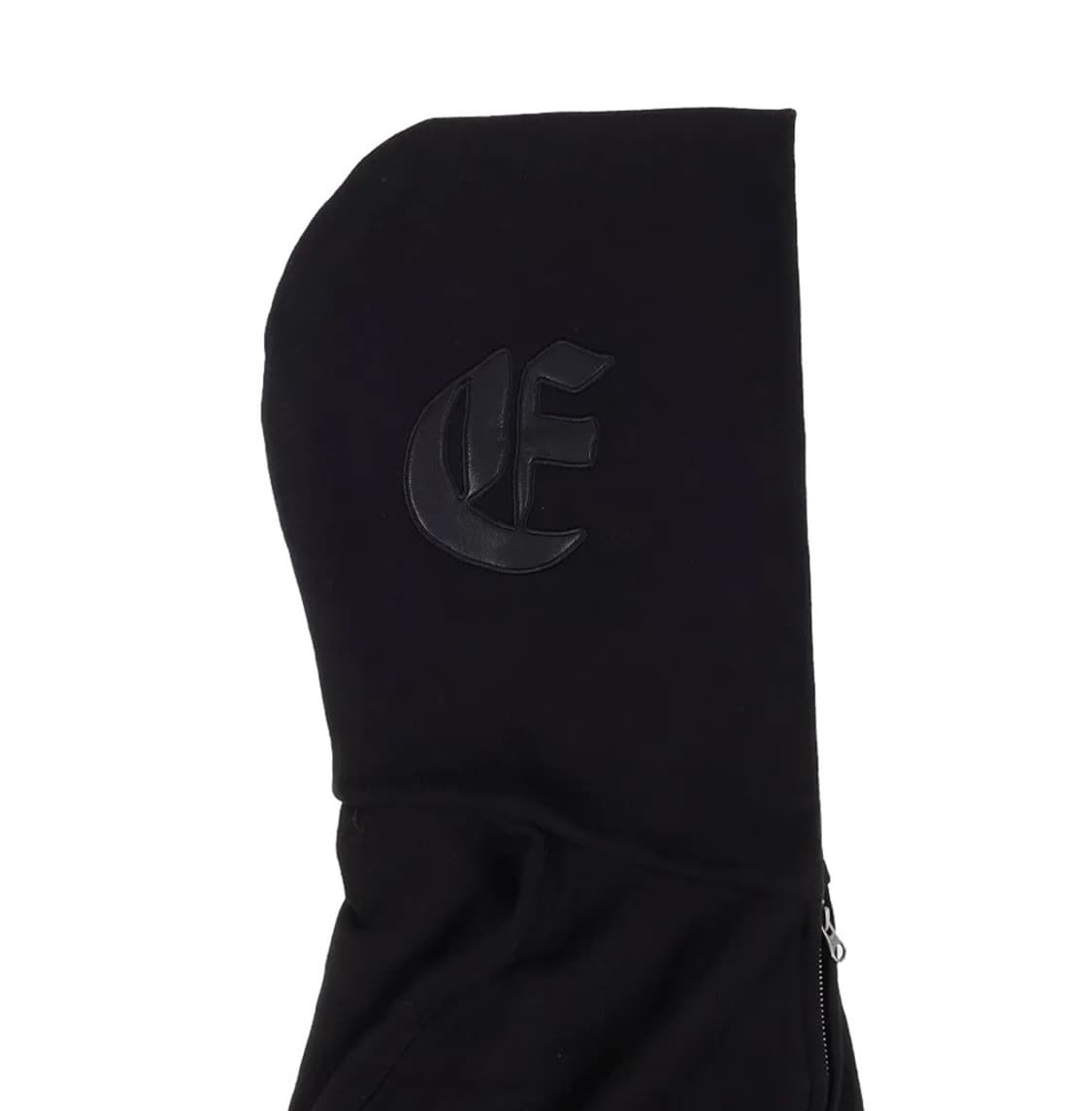 ERTR 니들 레더 후드집업 상품이미지4