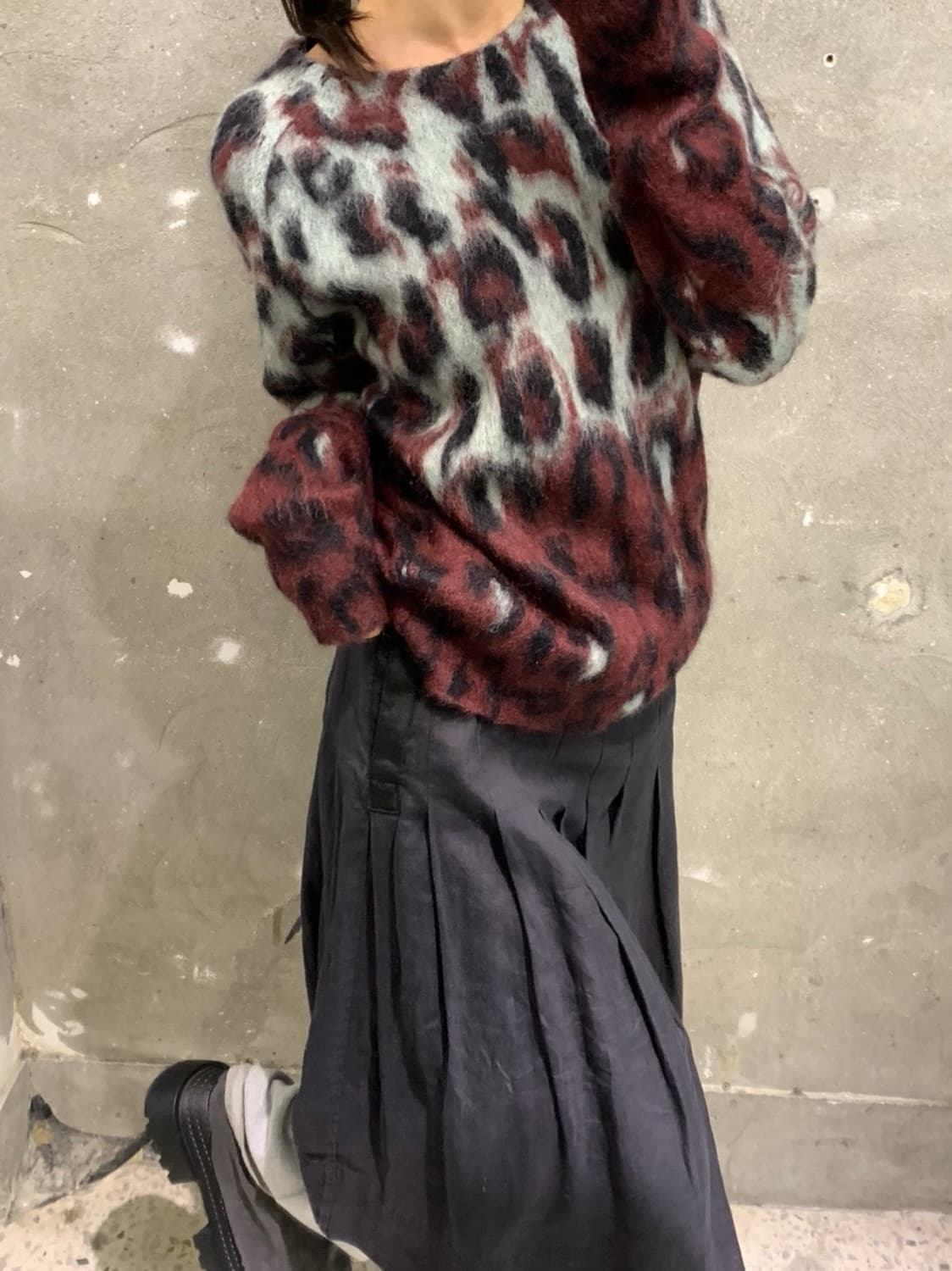 Balenciaga 발렌시아가 모헤어 레오파드 니트 스웨터 상품이미지2