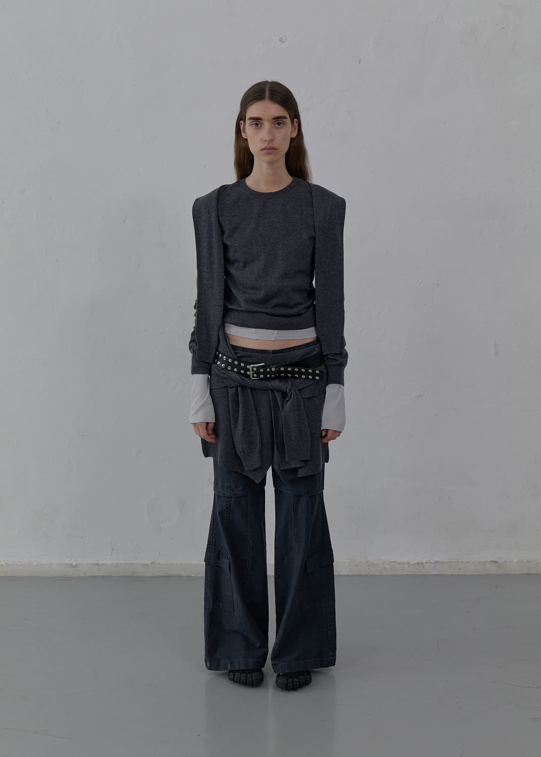 [새제품] lcdc 엘씨디씨 TIED DETAIL KNIT TOP MM 상품이미지1