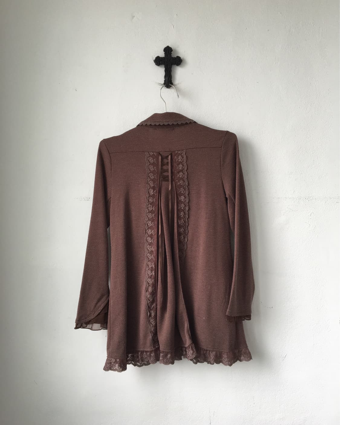 Axes femme back lace up dot pattern jack 상품이미지3