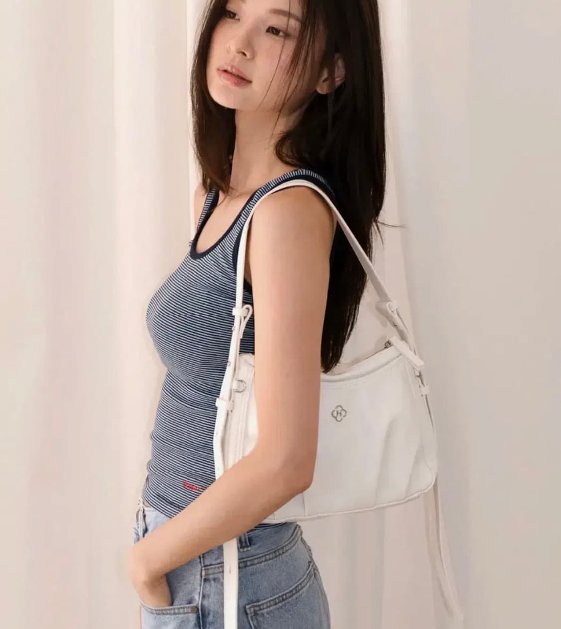 히어리 구디백 미니 구효민 구디 베이비 식스 포켓백 아이보리 상품이미지2