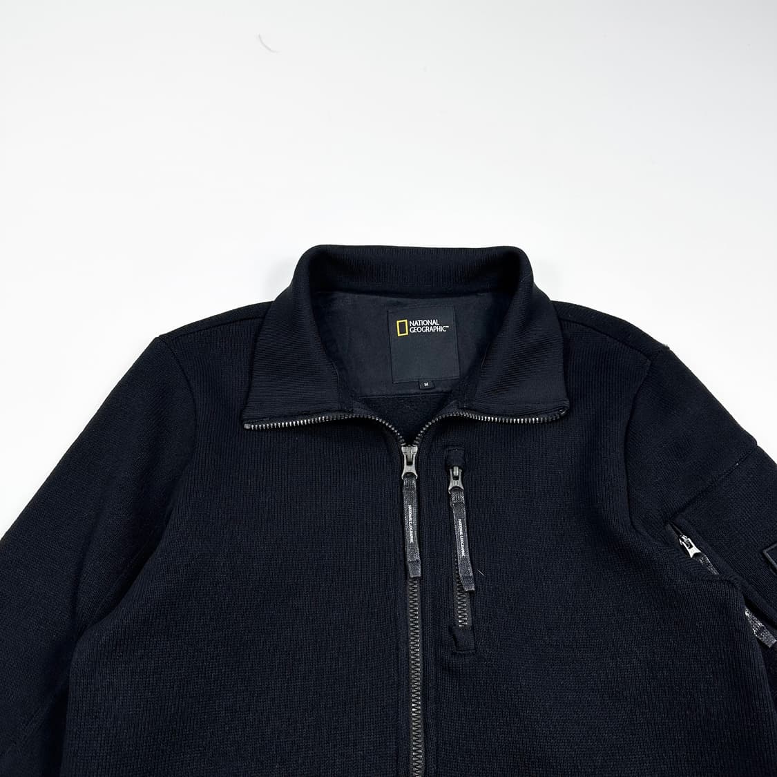 내셔널지오그래픽 와펜 블랙 후리스 자켓 (M 여성추천) 상품이미지1