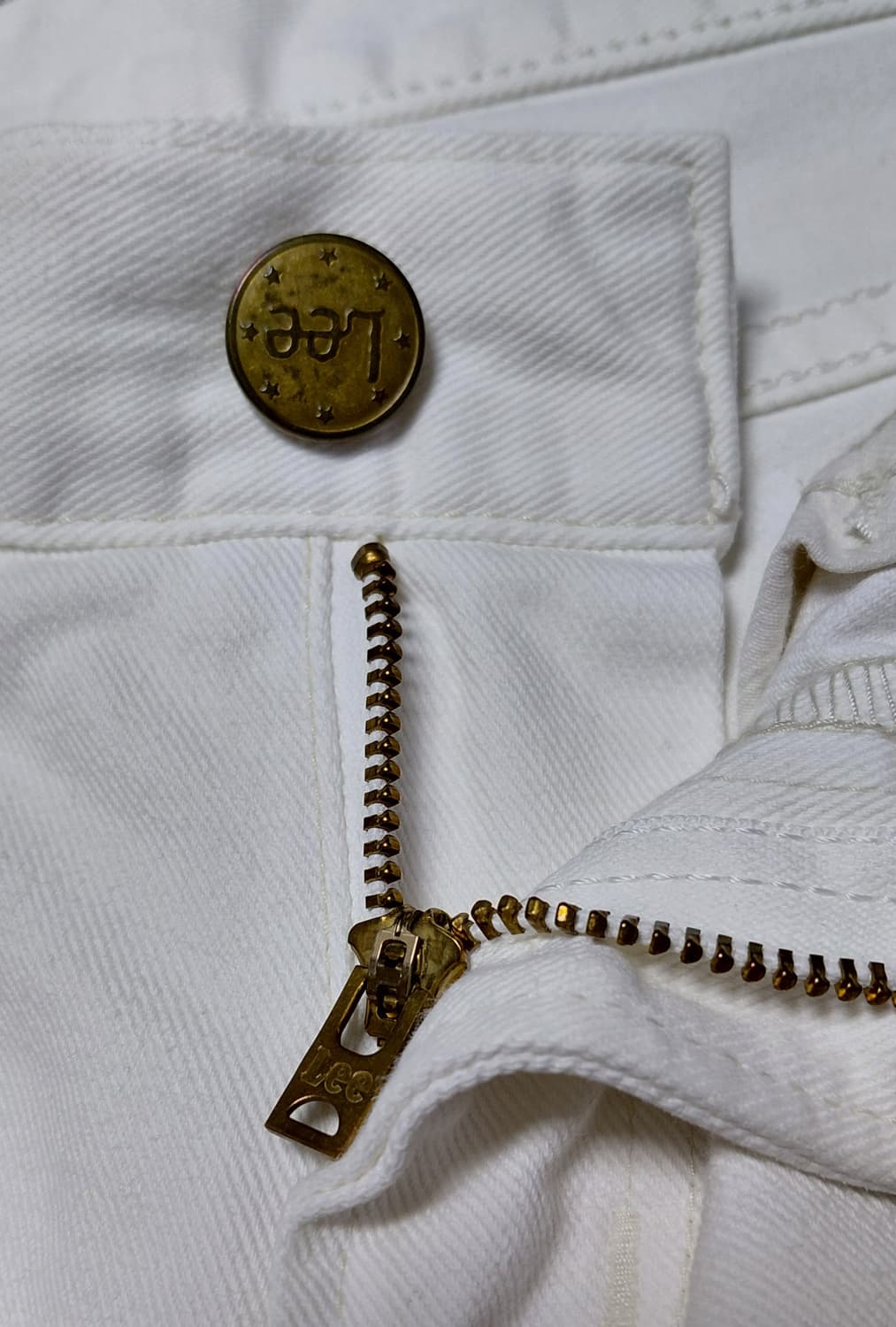 [S] Lee(리) 프리 오가닉 코튼 화이트 데님 팬츠 (LL1612) 상품이미지5