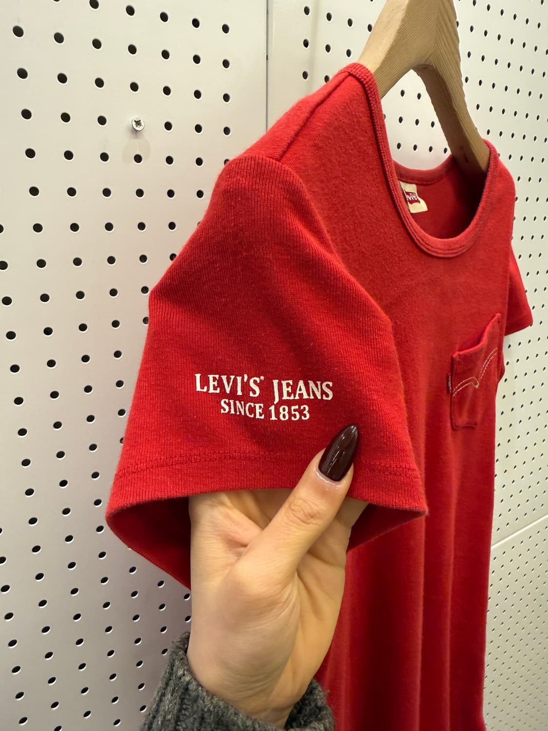 리바이스 포켓 반팔 티셔츠 U1211 상품이미지6