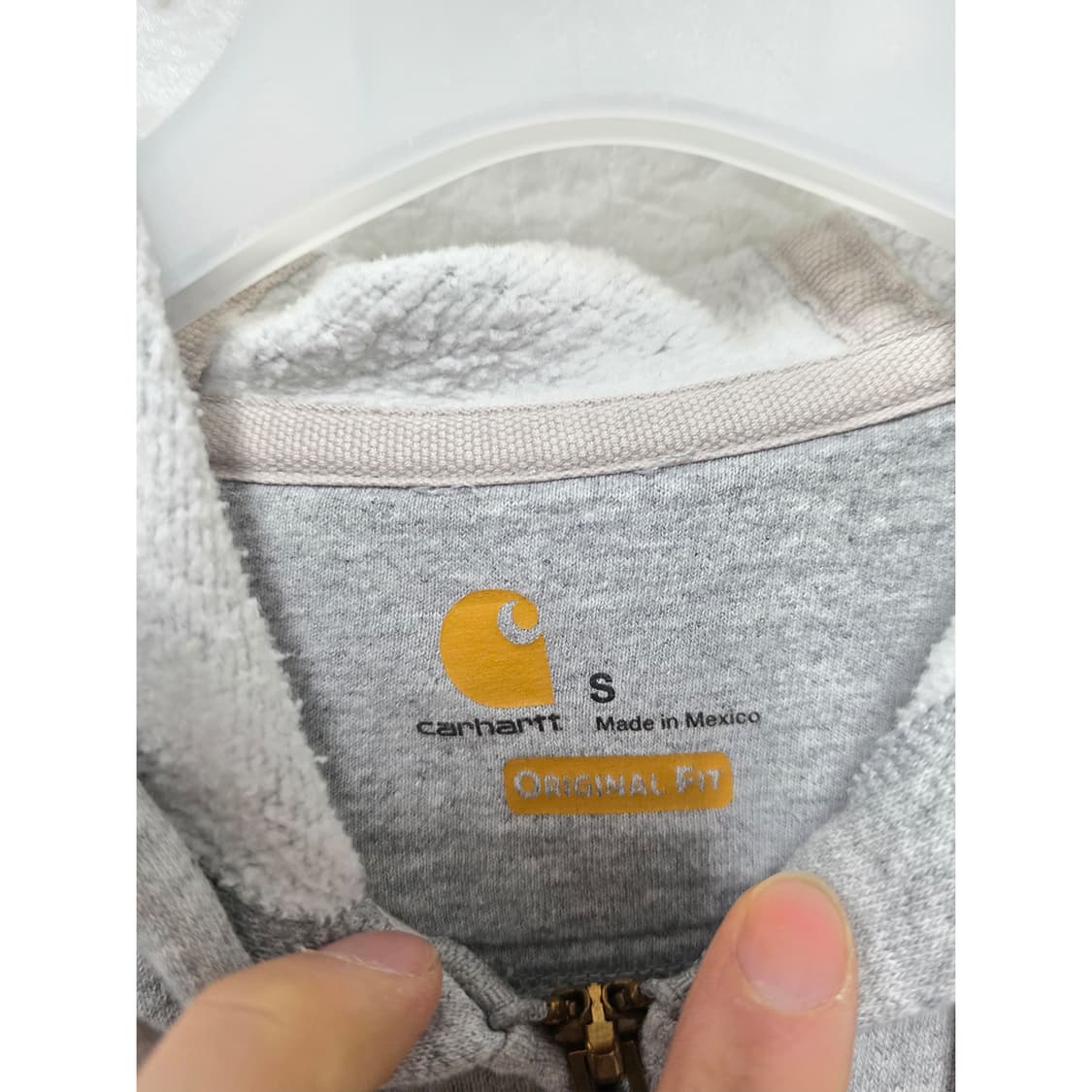 택포_ 칼하트 K122-HGY 후드집업 M 상품이미지2