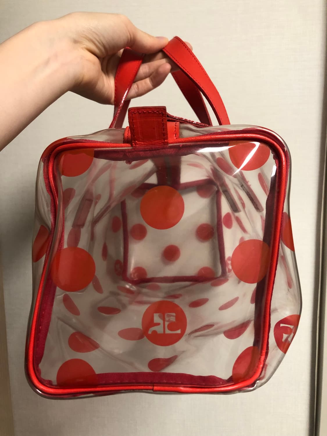 courreges pvc red dot bag 상품이미지2