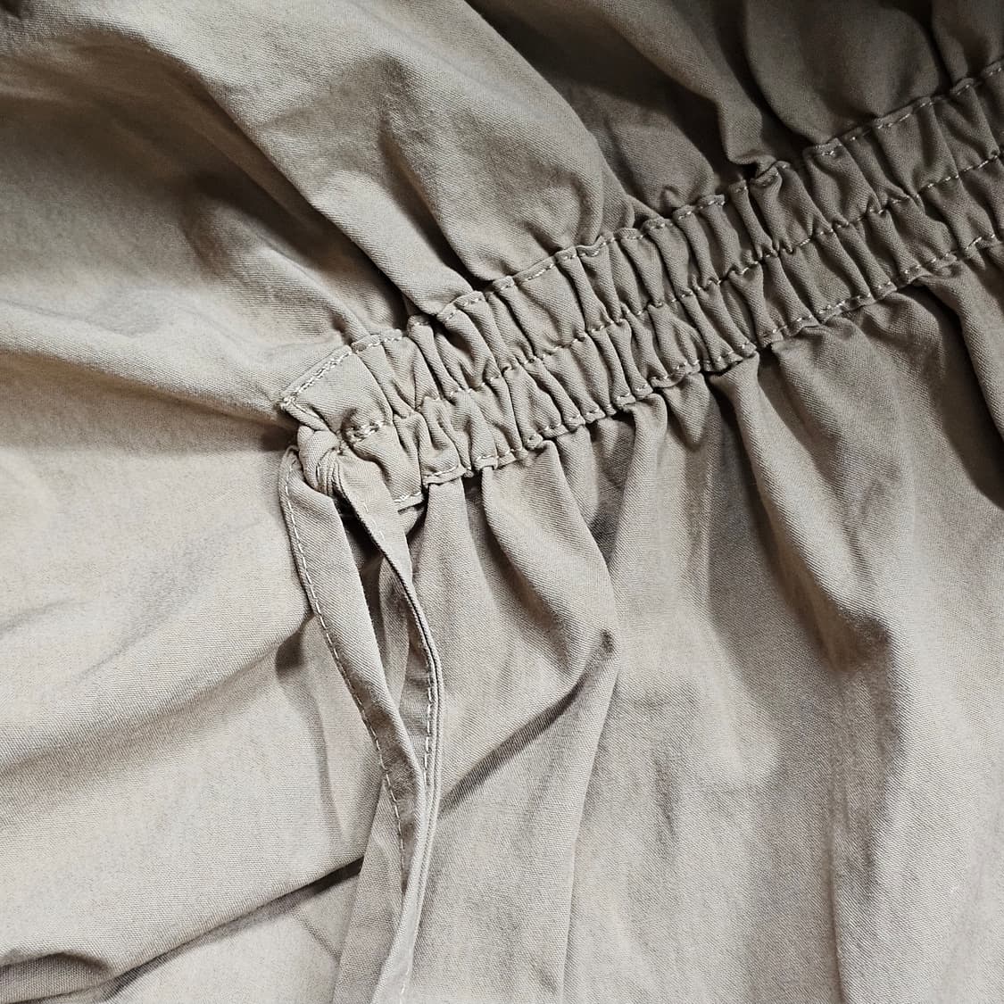 66~77/COS 코스 여성 코튼 롱 트렌치 코트 (카멜/베이지) 상품이미지6