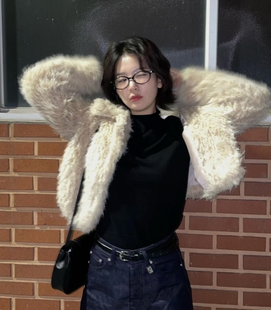 레이브 퍼자켓(슬기착용) 상품이미지2