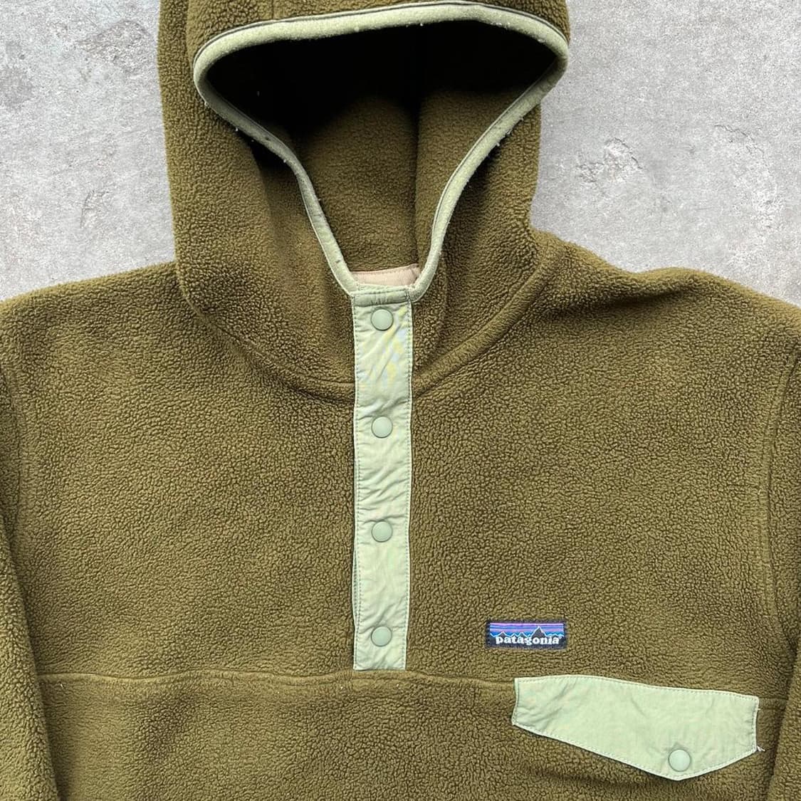 10s 파타고니아 신칠라 스냅-T 후디 카키 상품이미지3