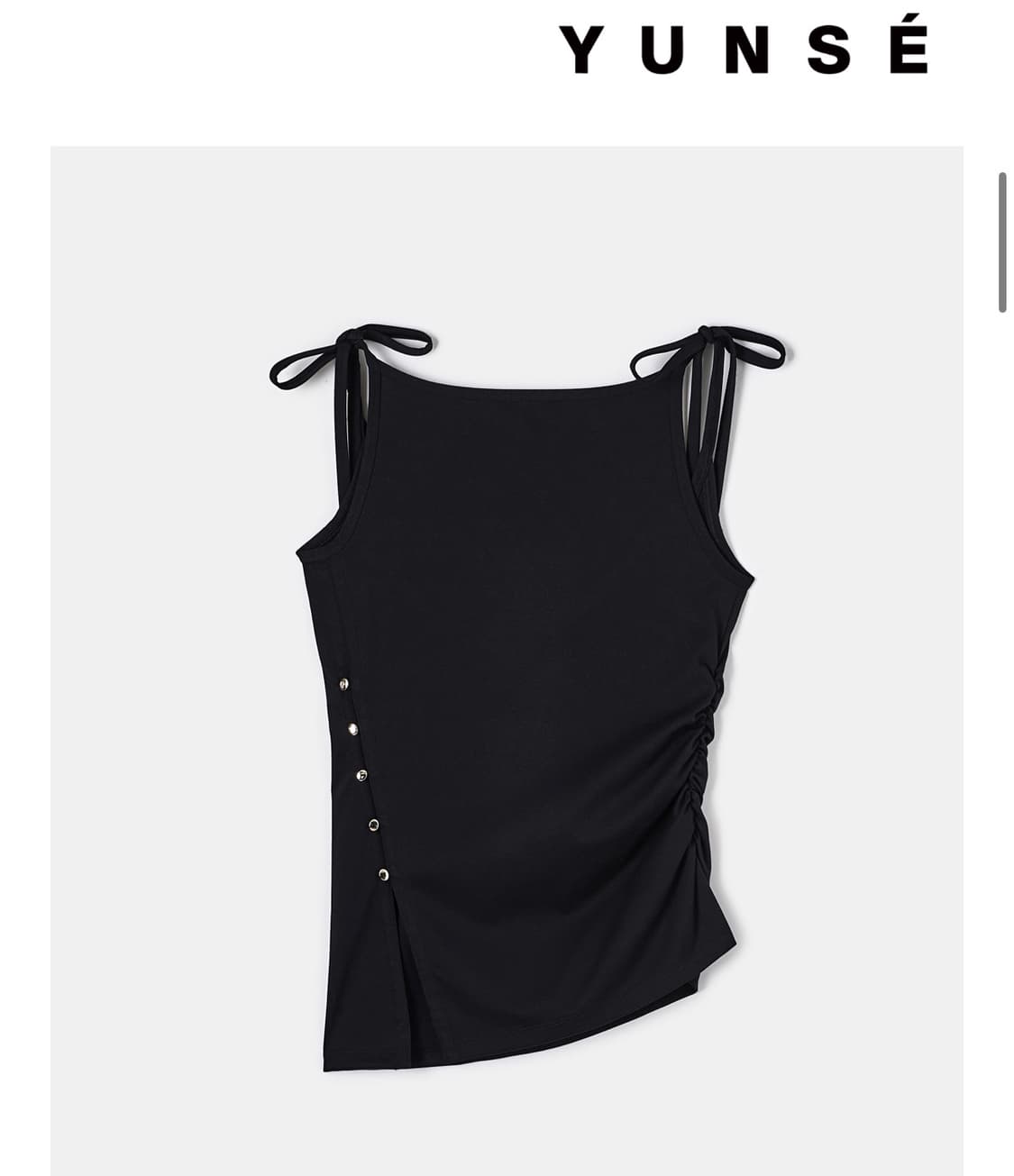 (당일배송)Yunse 윤세 olive sleeveless top 상품이미지2