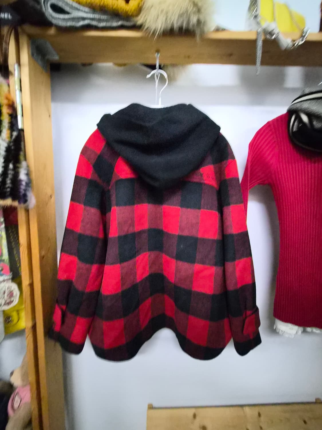 비비올리비아 후드체크 아우터 상품이미지6