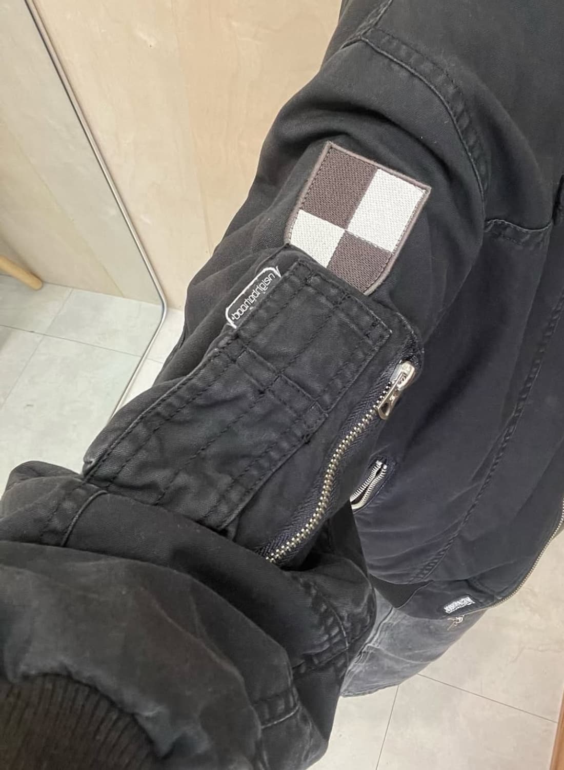 02 Neighborhood 패치워크 봄버재킷 ma-1 상품이미지4