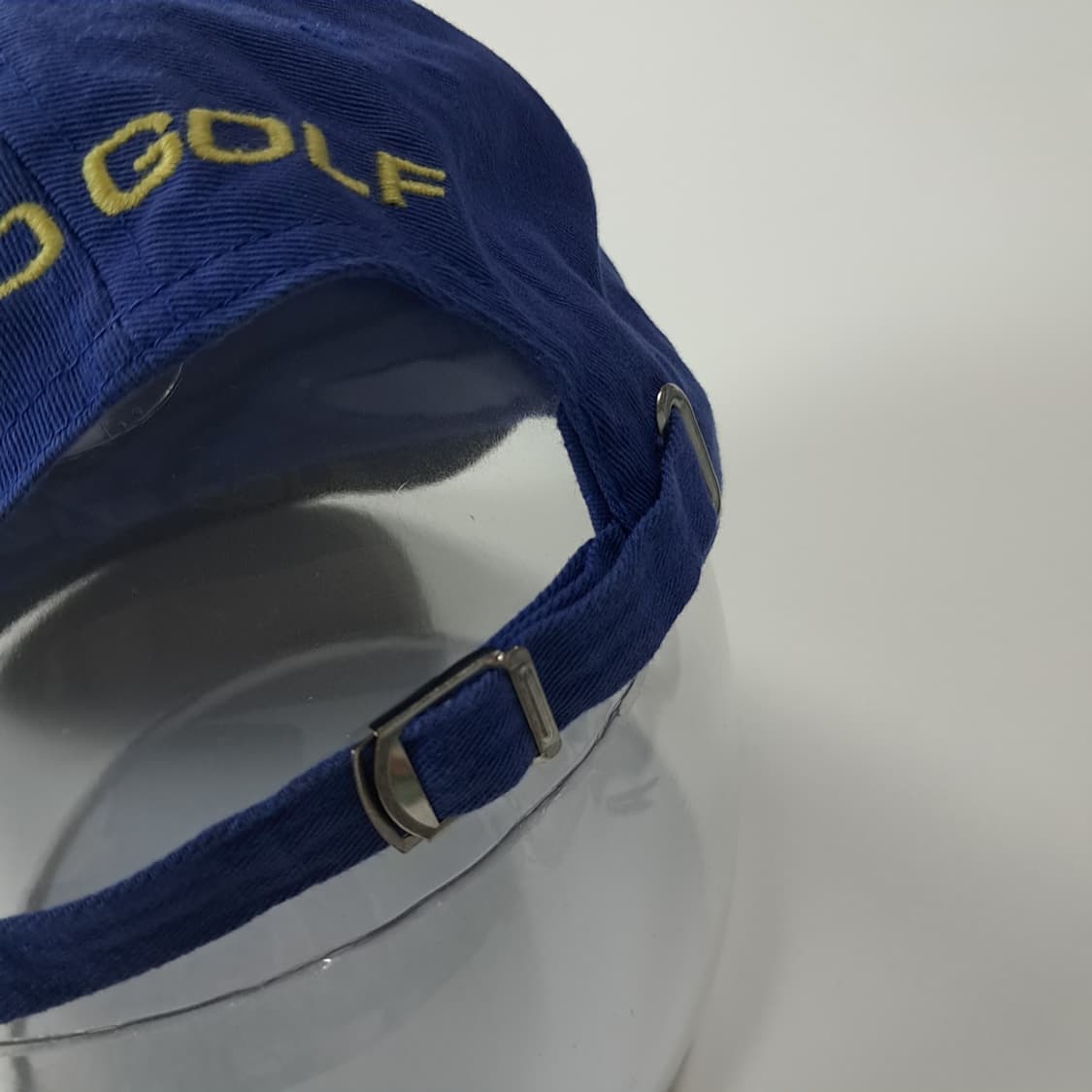 CK427 L 폴로 90s 대만판 블루 블랙 투톤 쉴드 로고 볼캡 모자 상품이미지7