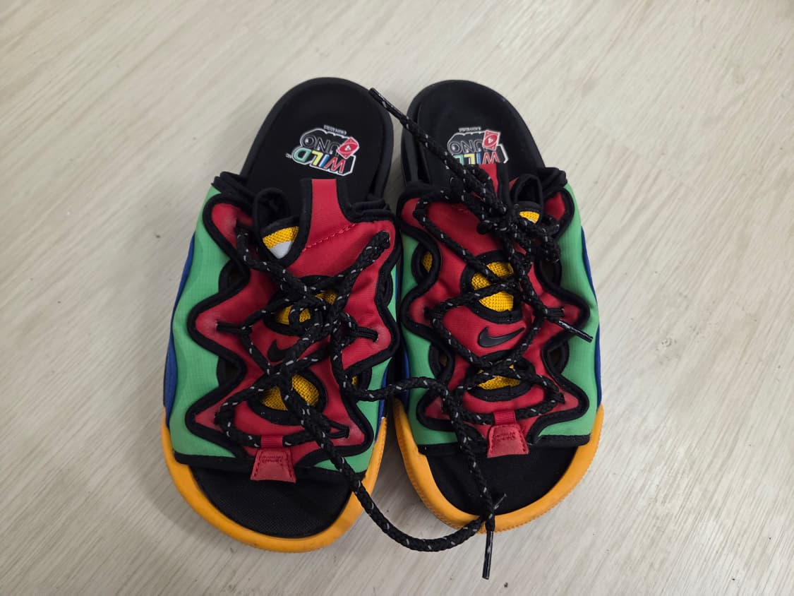 나이키 x 우노 와일드 디노 슬리퍼 멀티컬러 245 상품이미지1