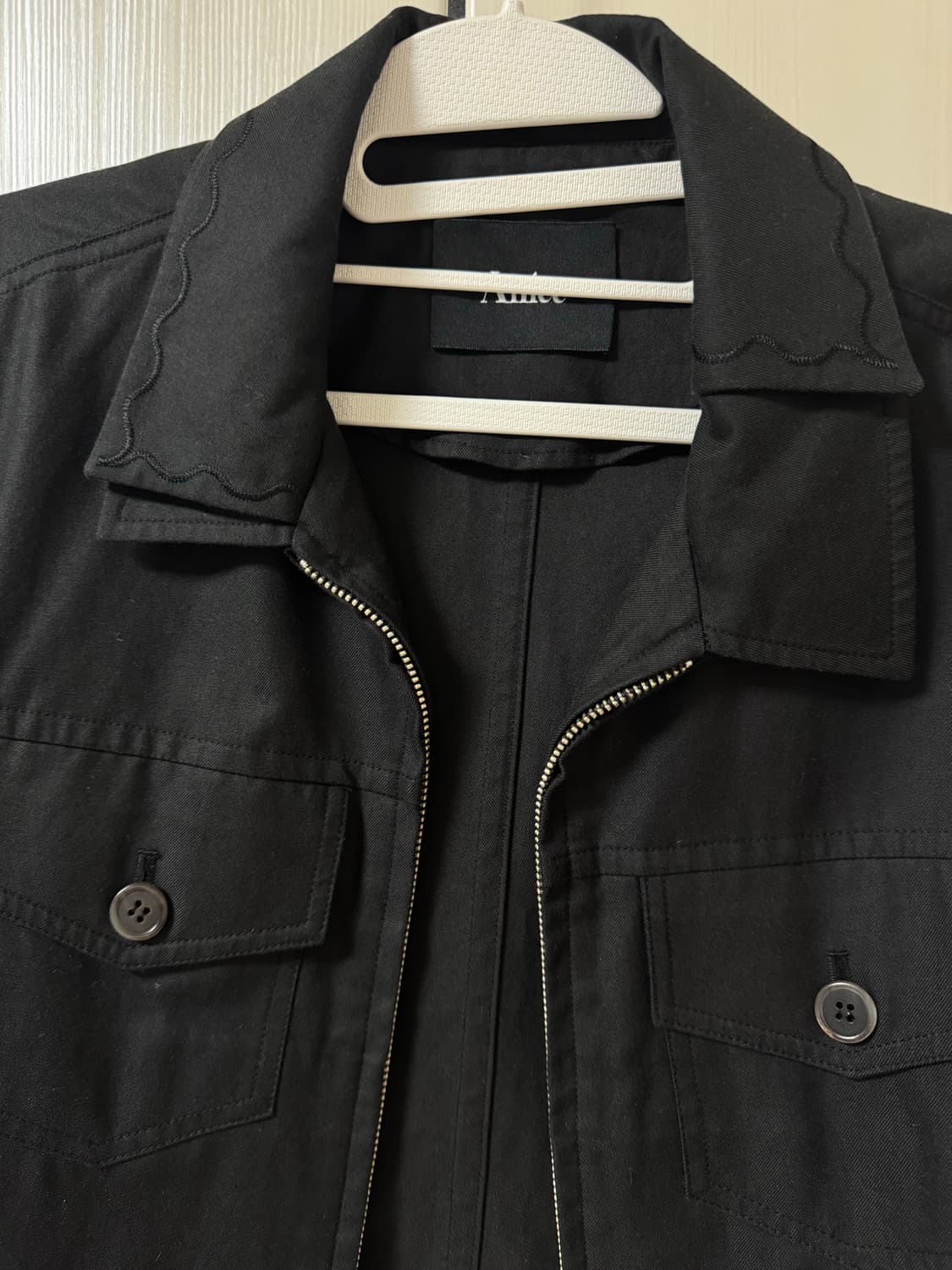 Anlee Double collar trucker jacket(자켓) 상품이미지4