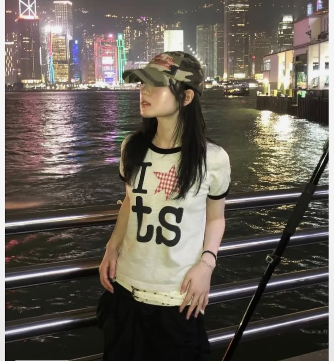 탄산마그네슘 링거 티셔츠 아이보리 상품이미지1