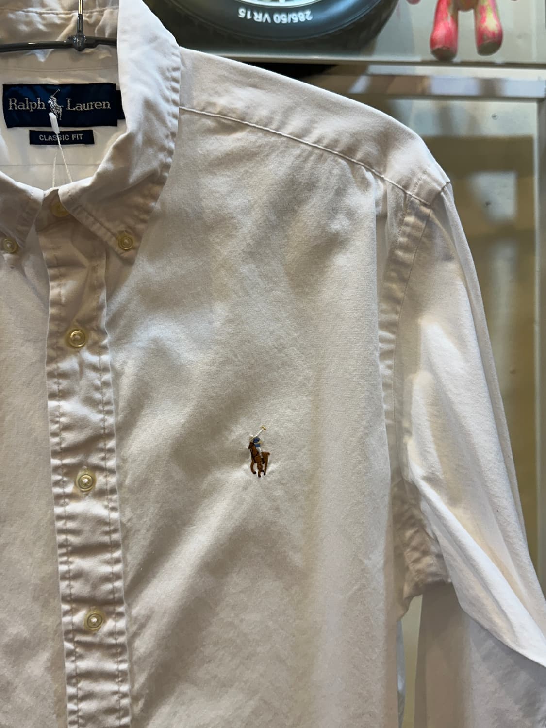 폴로 랄프로렌 클래식핏 옥스포드 셔츠 화이트 상품이미지3