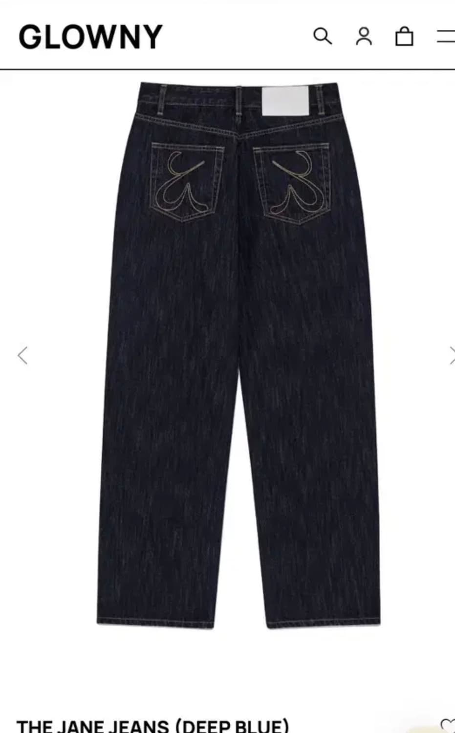 글로니 제인진 THE JANE JEANS (DEEP BLUE) 상품이미지3