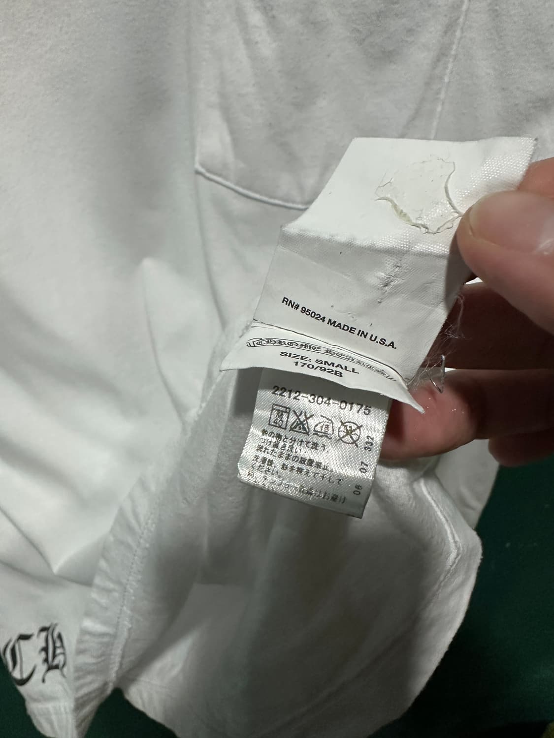 크롬하츠usa 퍽 긴팔롱슬리브 S 상품이미지5