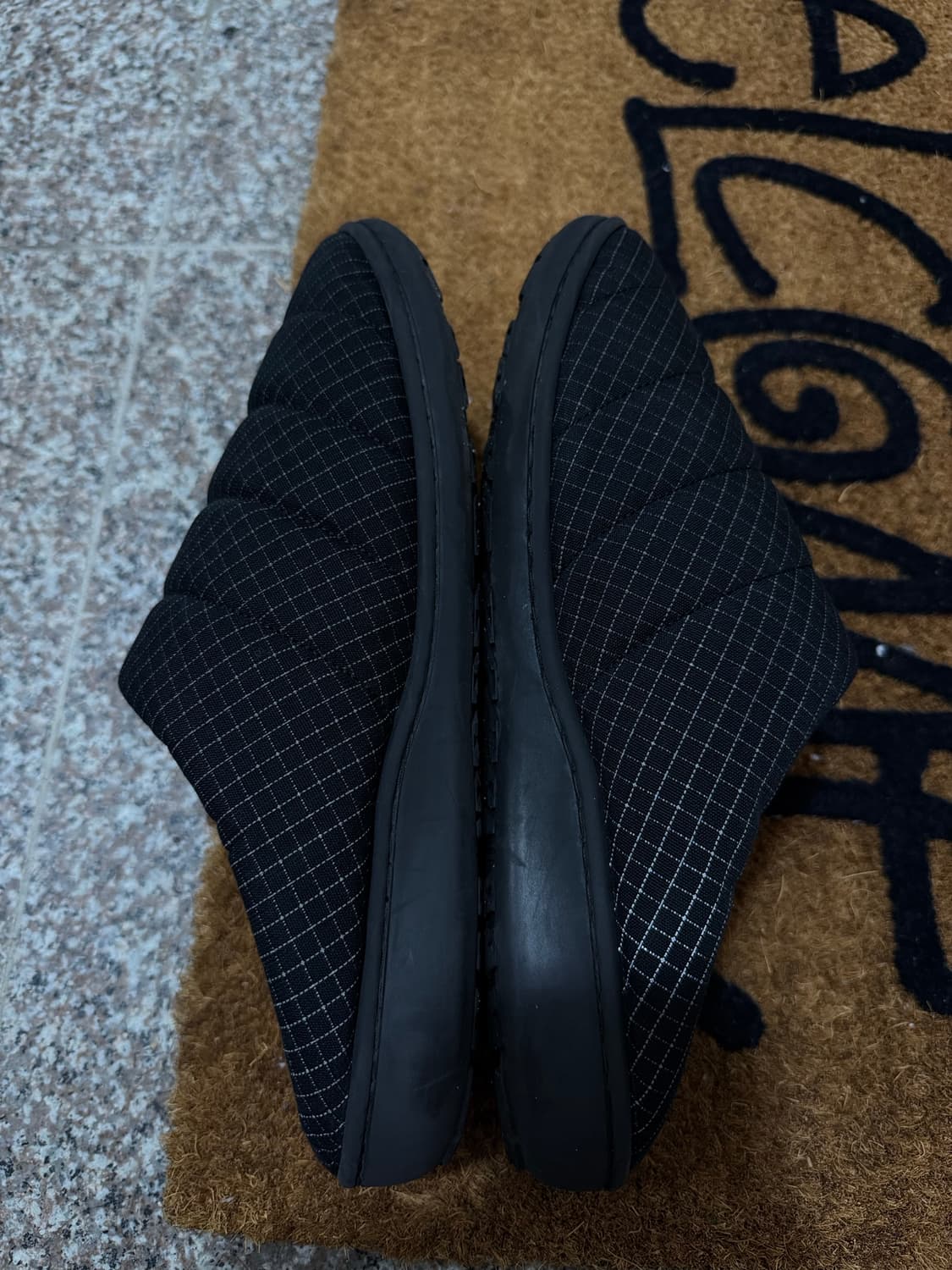 [3, 285~295] 앤드원더 스부 리플렉티브 립 퍼머넌트 샌들 블랙 상품이미지5