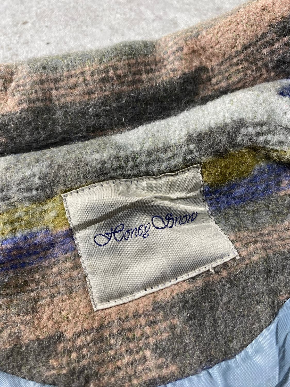 [M] Honey Snow 재팬 나바호 패턴 울 자켓 상품이미지8