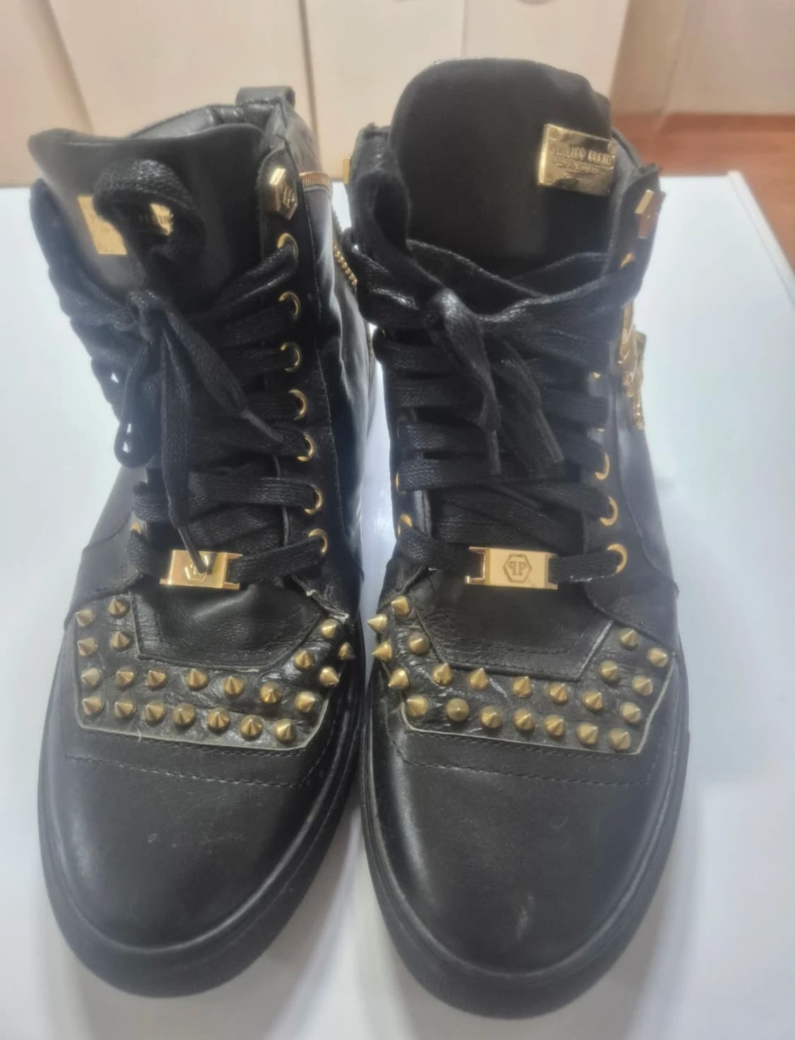 Philip Plein black hightop sneakers 상품이미지2