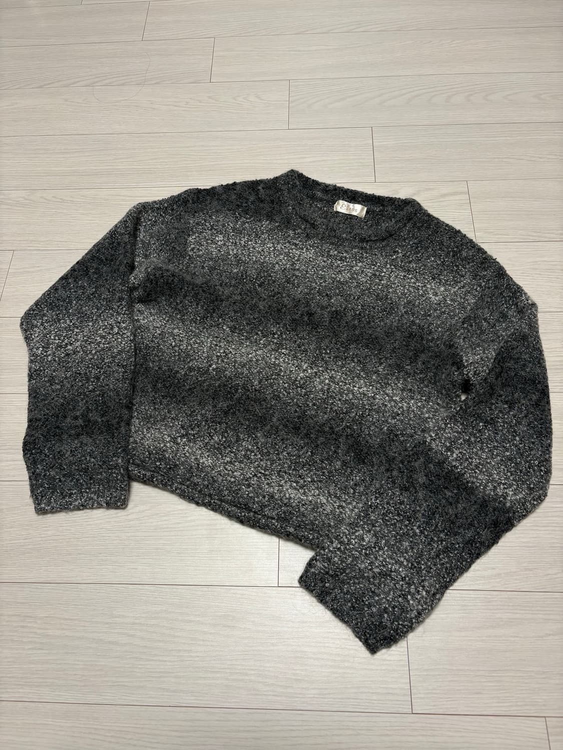 빈티지 스트라이프 크롭 니트 55사이즈 상품이미지1