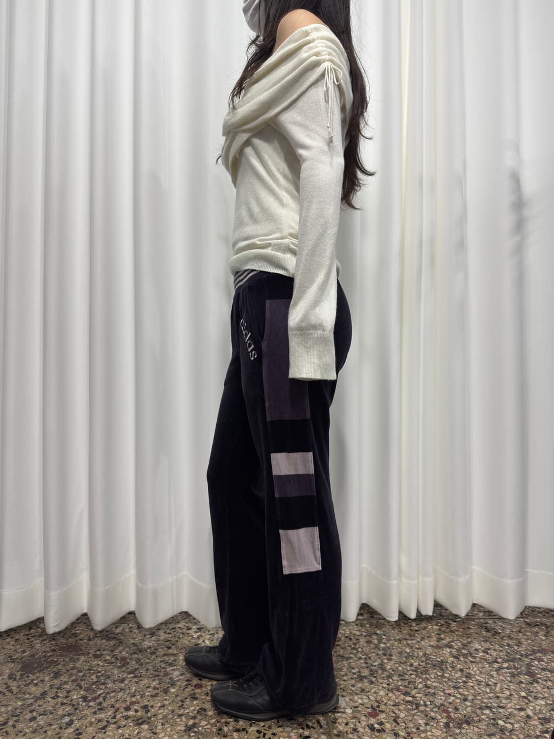 ozoc offshoulder knit top 상품이미지4