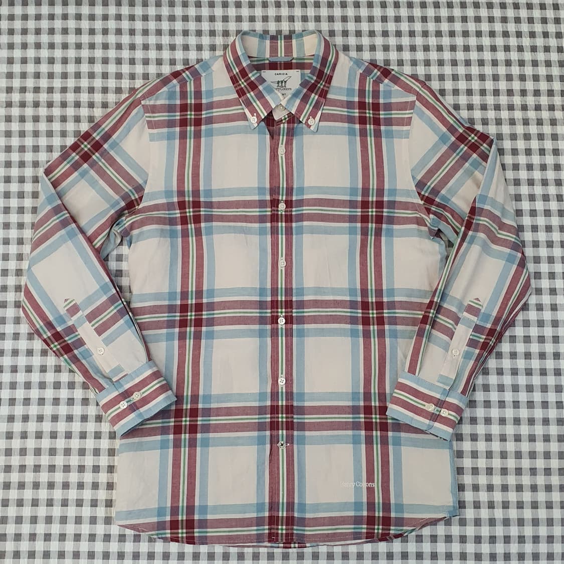 헨리코튼 린넨 긴소매 셔츠 남자95 상품이미지1