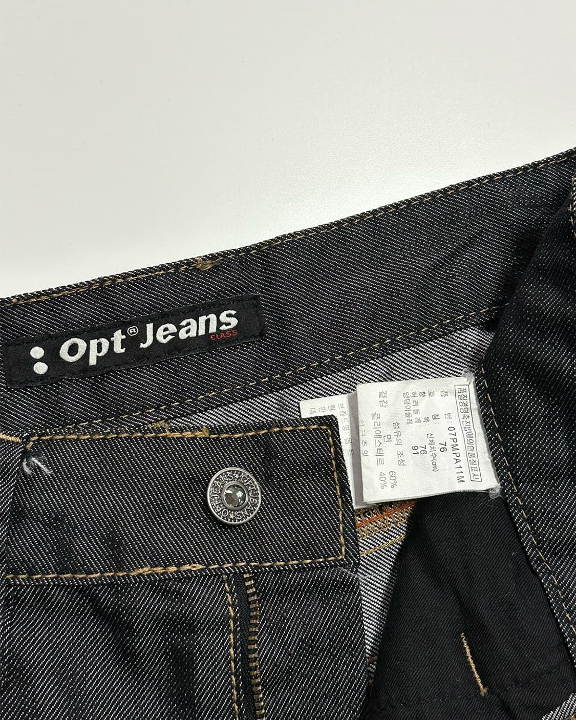 OPT jeans 스트레이트 생지 데님 팬츠 상품이미지3