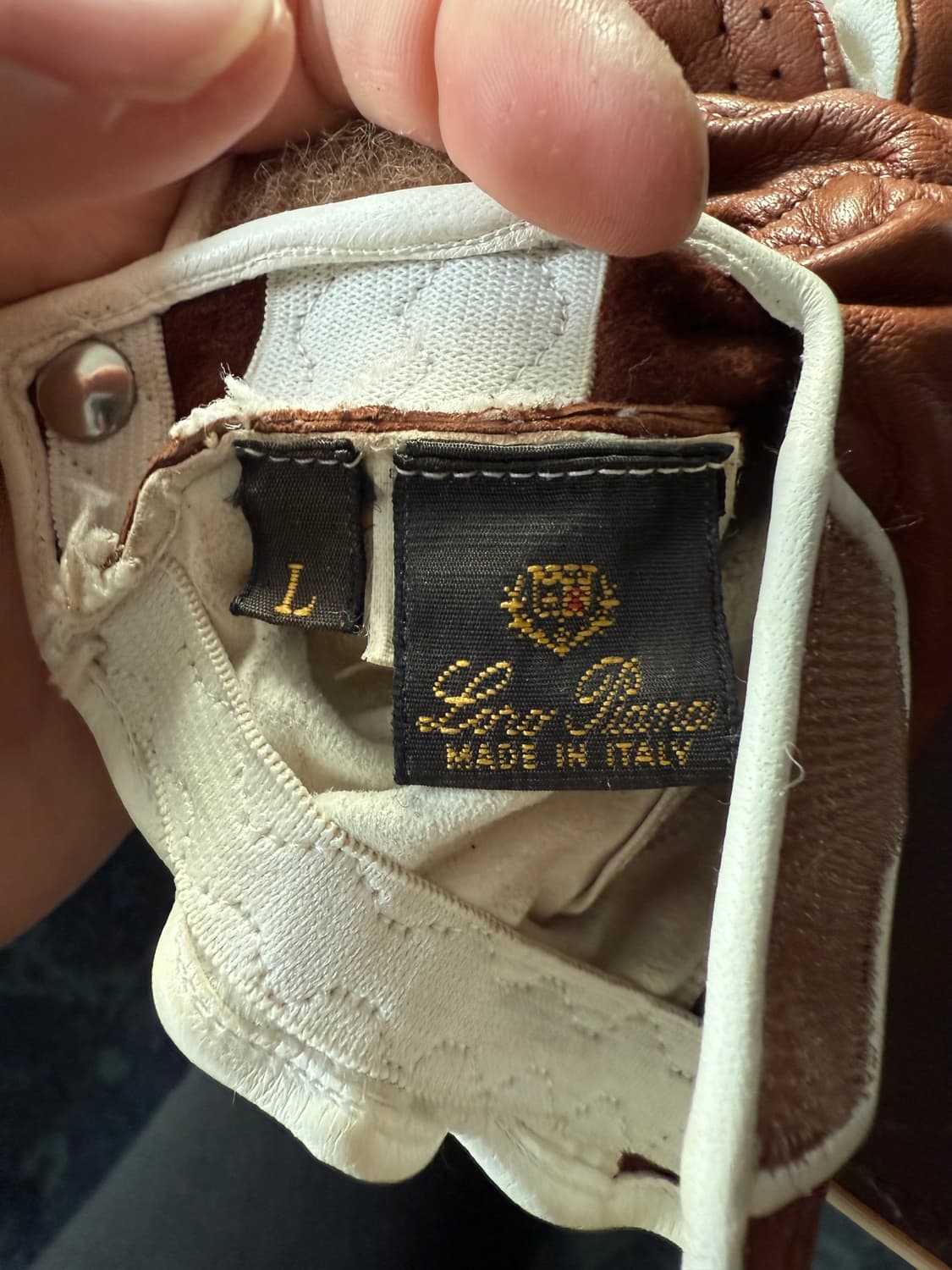 로로피아나 양가죽 골프장갑 L 정품 상품이미지4