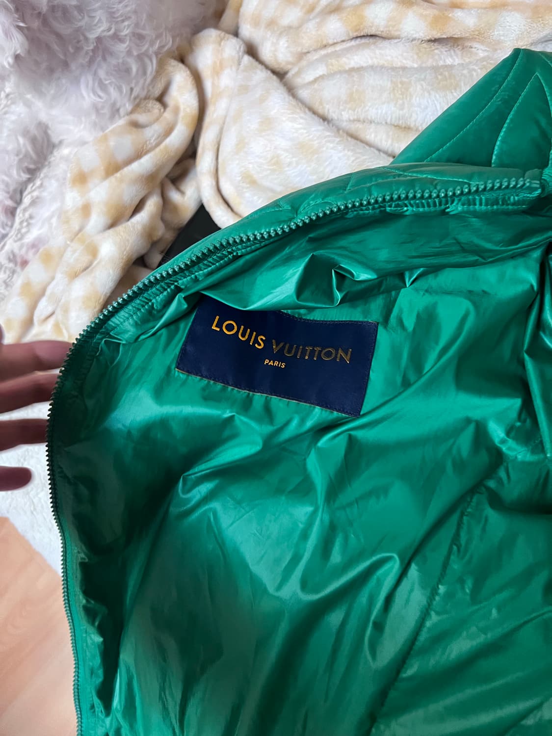 (급쳐)루이비통 퀄팅 재킷 52 (xl) 상품이미지3