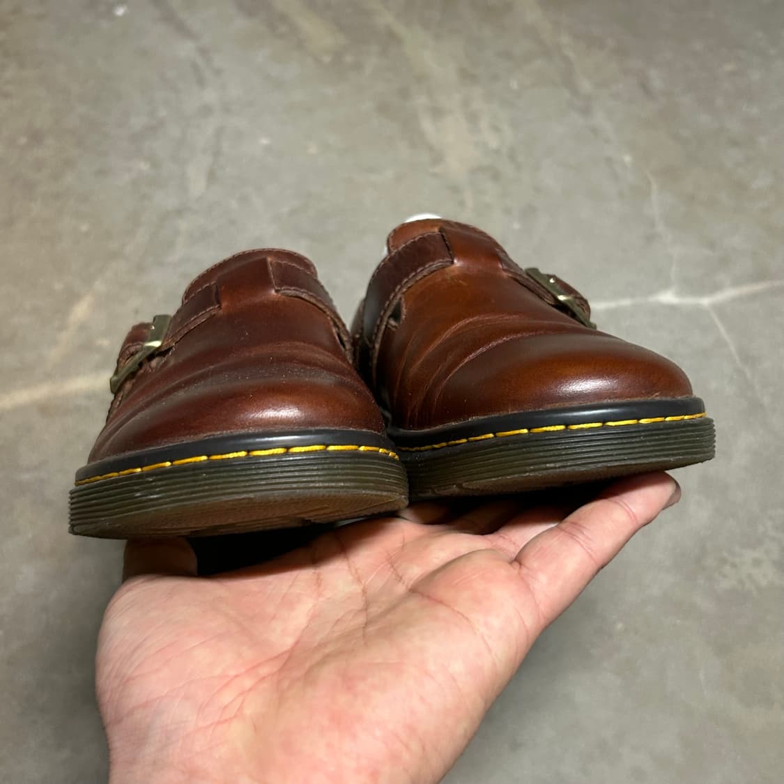 닥터마틴 조지(JORGE) 다크브라운 레더 뮬/샌들 UK4 상품이미지7