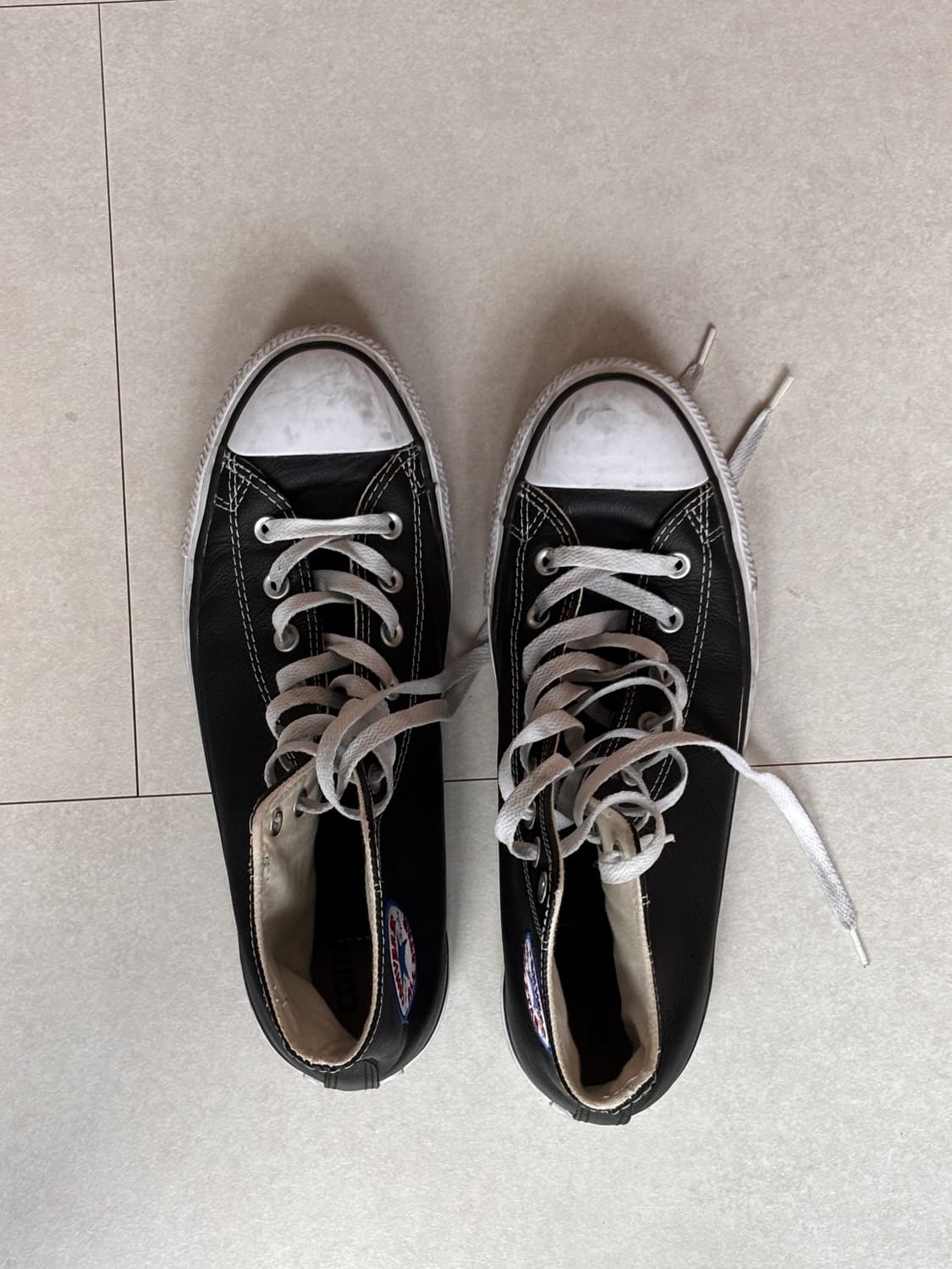 빈티지 레더 컨버스 올스타 하이 280 상품이미지3