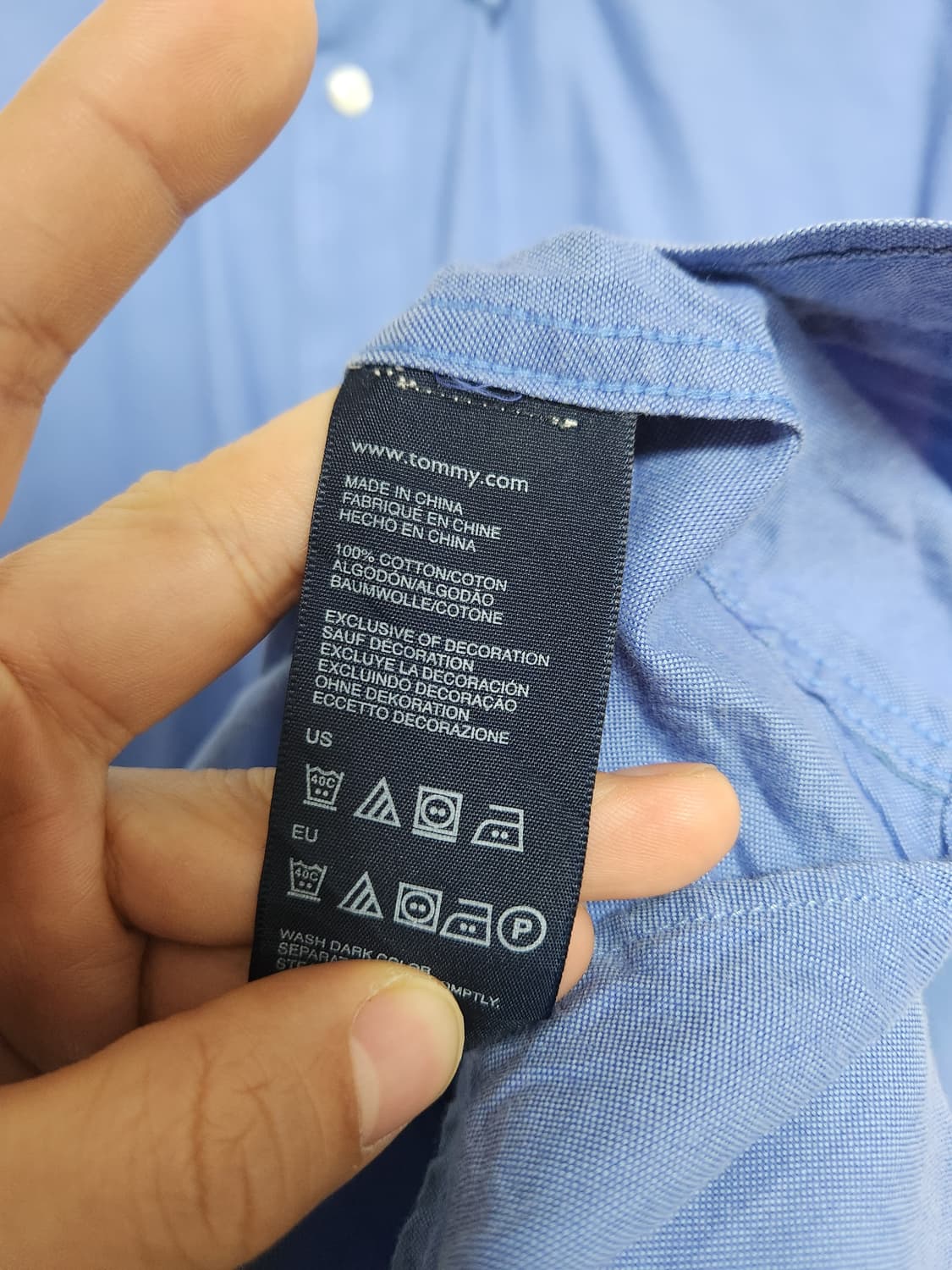 타미힐피거Tommy 코튼 셔츠 M - S162 상품이미지6