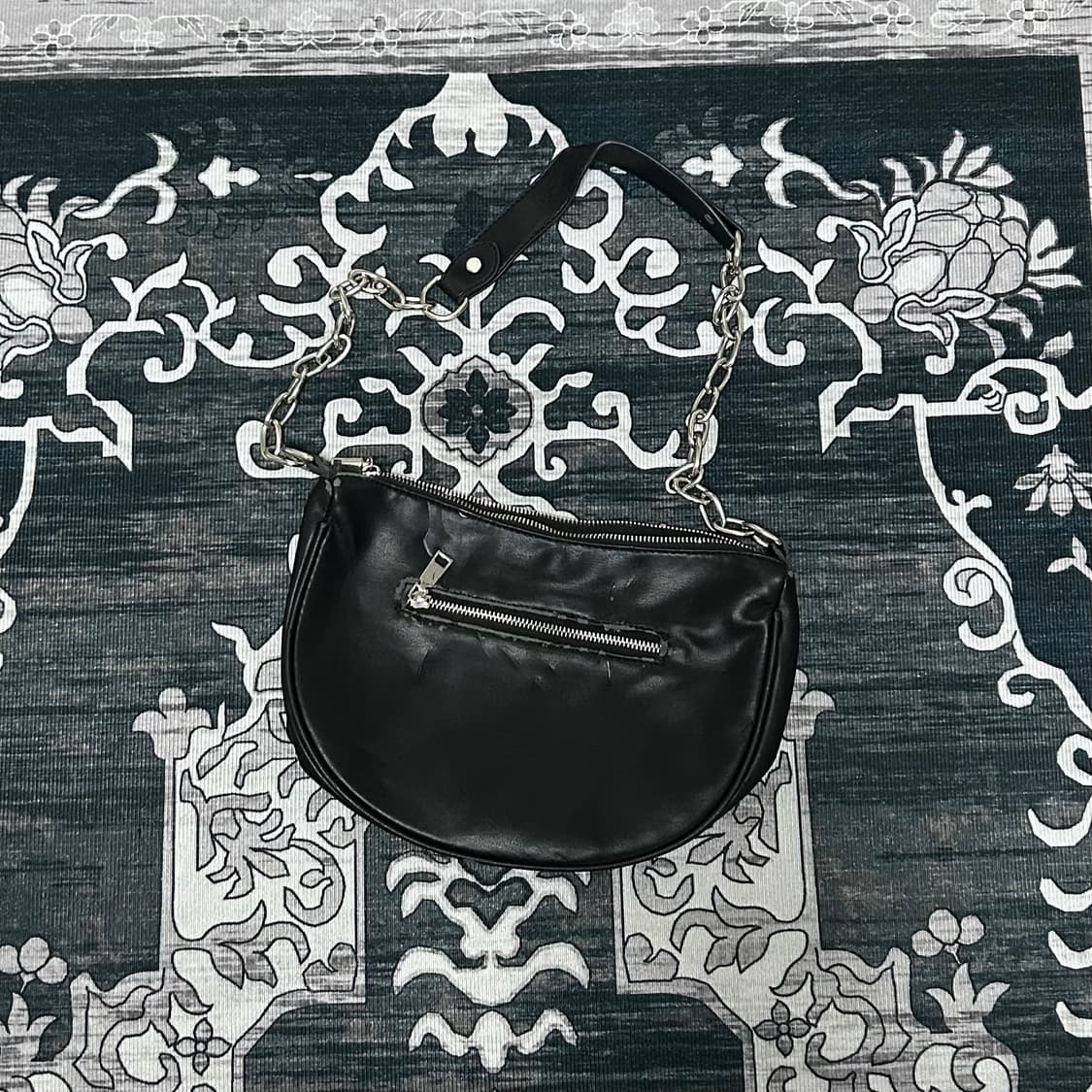 빈티지 체인 숄더백 vkei y2k 펑크 상품이미지2