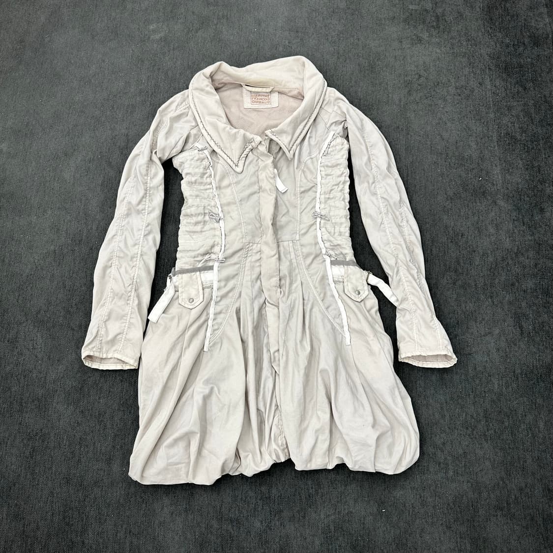 Marithe Francois Girbaud shirring coat 상품이미지4