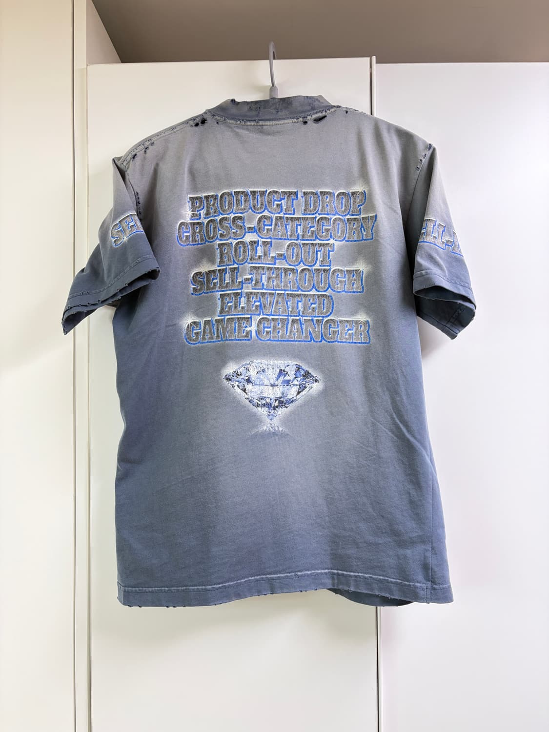 발렌시아가 snbn 스몰핏 티셔츠 상품이미지2