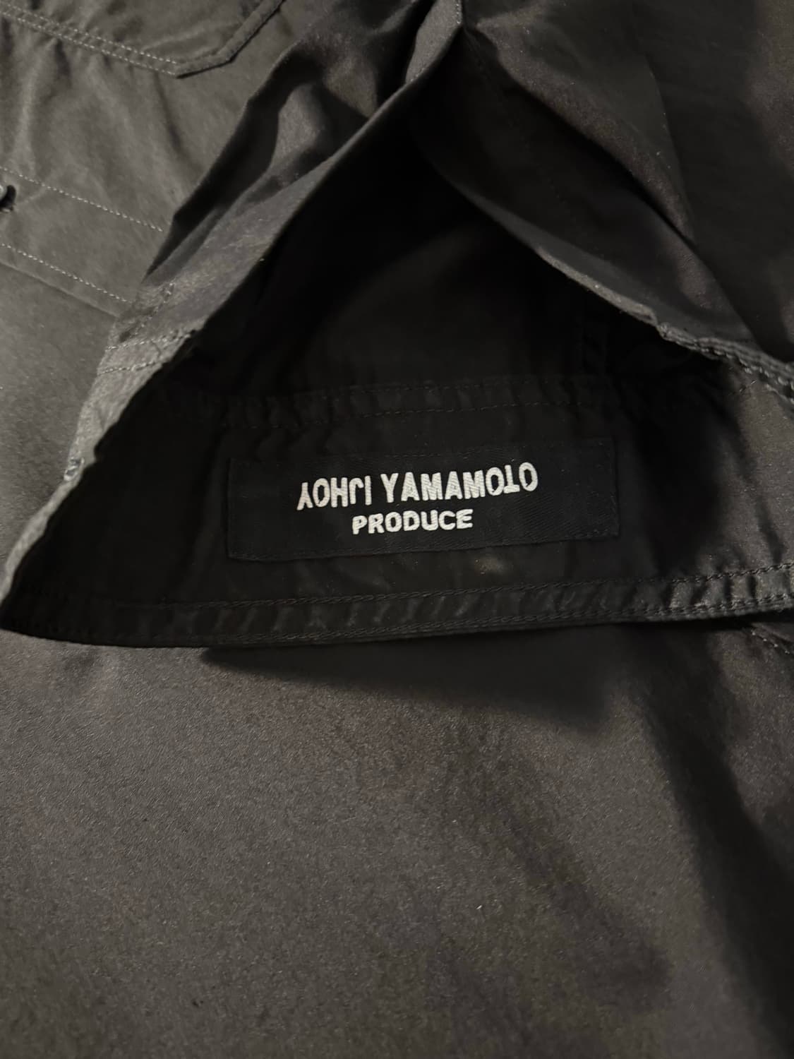 요지야마모토 뿌르옴므 코튼 브로드 스탠다드 빅 셔츠 상품이미지7